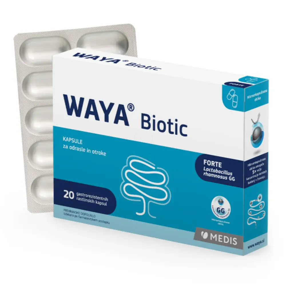 Waya Biotic, kapsule za odrasle in otroke (10 kapsul)